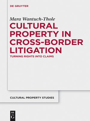 cover image of Cultural Property in Cross-Border Litigation